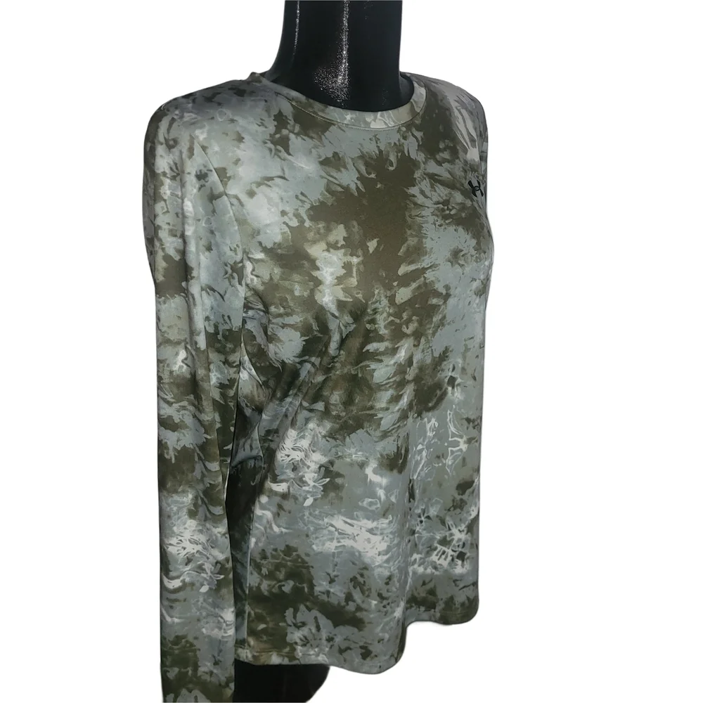 Under Armour Women's Camo Velocity Printed Long Sleeve Top Size L - Picture 3 of 6